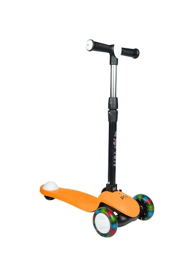 3+ Yaş Pro Scooter Turuncu Işıklı 50 Kg Taşıma Kapasiteli Turuncu