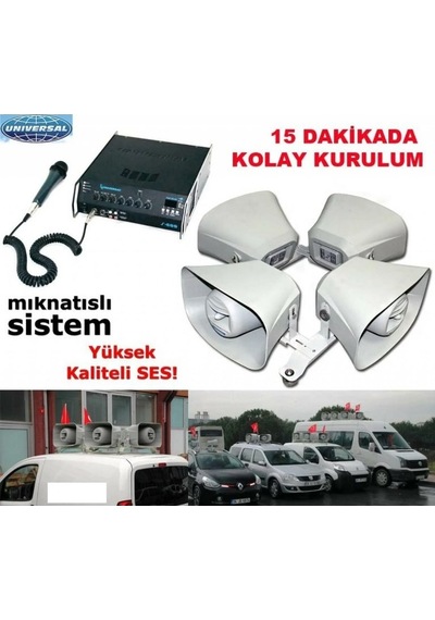 Unıversal Aqua 200 Mıknatıslı Komple 4 Lü Seçim Sistemi