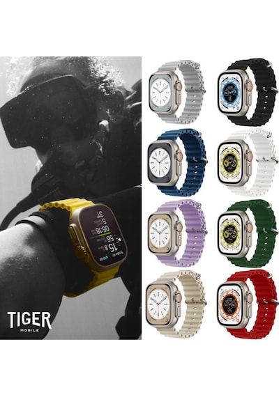 Watch 2/3/4/5/6/7/8/9/se/ultra 42mm 44mm 45mm 49mm Ocean Silikon Loop Kordon