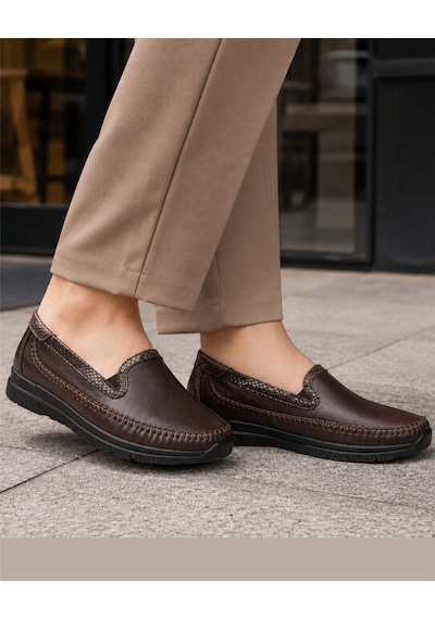 Forelli Laden-g Kadın Kahve 36-41 Deri Comfort Ayakkabı
