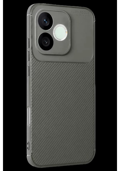 Huawei Honor 600 Lite Auto Focus Karbon Kapak - Gri