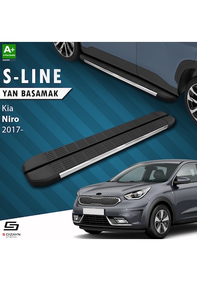 S-dizayn Kia Niro S-line Krom Yan Basamak 183 Cm 2017 Üzeri
