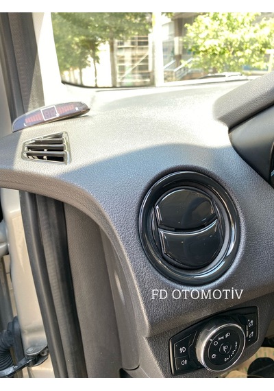 Ford Courier Konsol Kaplama Full Set Parlak Siyah Renk