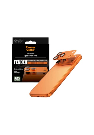 Panzerglass Apple Uyumlu iPhone 17 Pro Fender Kozmik Turuncu Lens Koruyucu Turuncu