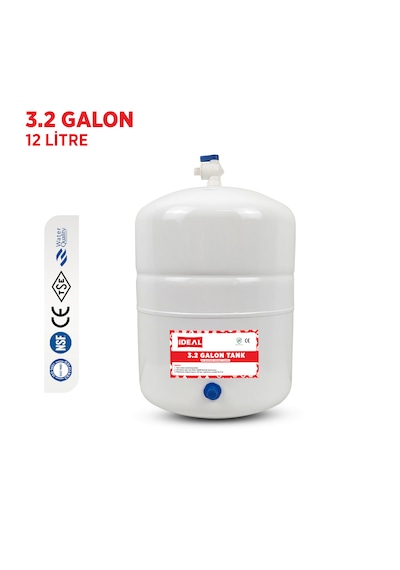 Su Arıtma Cihazı İçin Su Tankı Deposu 3.2 Galon 12 Litre Tank