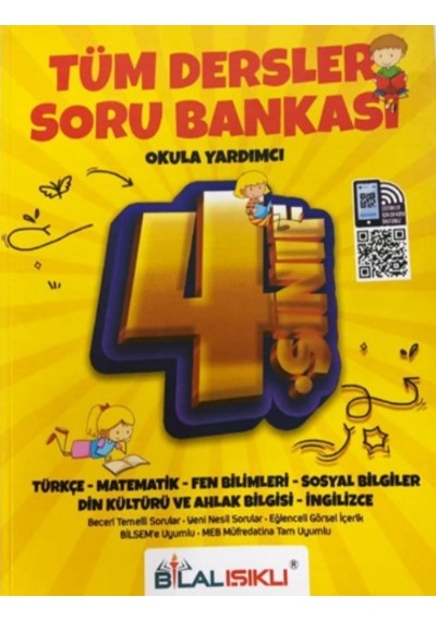 Bilal Işıklı Yayınları 4. Sınıf Yeni Tüm Dersler Soru Bankası