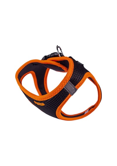 Doggie Havalı Dokuma Neon Serisi Küçük Irk Göğüs Tasması Turuncu M-38-44Cm Turuncu