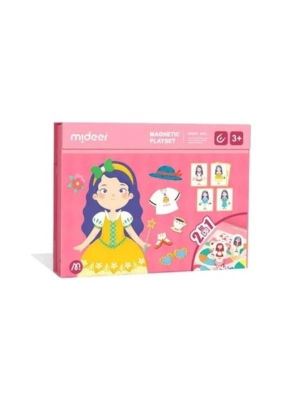 Manyetik Puzzle Şirin Kız Çok Renkli