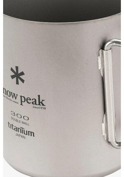 Snow Peak Ti-double 300 Mug, Titanyum Çift Cidarlı Kamp Kupası, Ultra Hafif, 300 Ml Çok Renkli