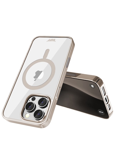 Apple Uyumlu iPhone Buff 16 Pro Max Magsafe Slim Fit Kılıf Titanyum Gray
