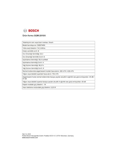 Bosch DIB97IM50 90 CM Ada Tipi Davlumbaz
