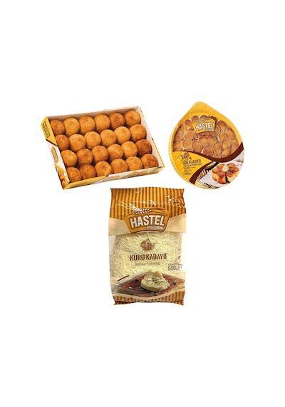 Hastel Kadayıf Tatlı Seti 3'lü