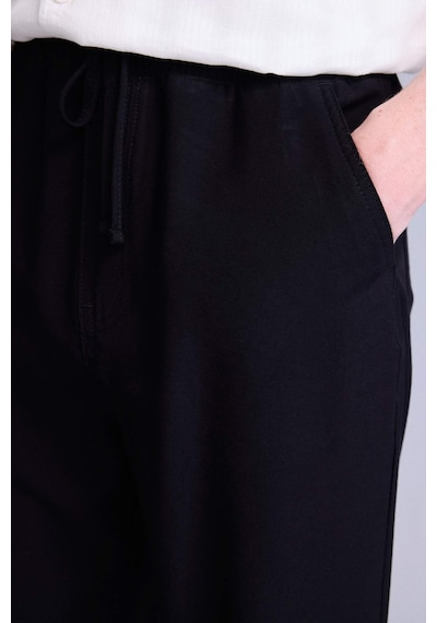 Defacto Beli Bağcıklı Baggy Fıt Pantolon H0412ax26smbk81 Siyah-bk81