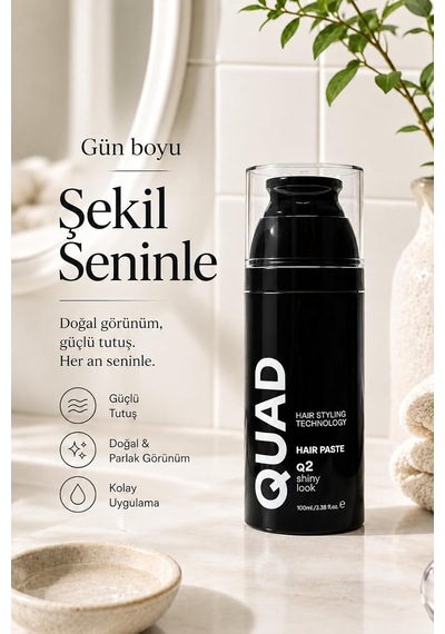 Q2 Airless Beyaz Kırıcı Etkili Parlak Wax Parlak Görünüm & Güçlü Tutuculuk