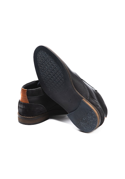 Bot Erkek 619 010 Wk-john May Orkut Suede Black Siyah