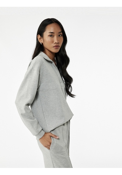 Koton Rahat Kalıp Modal Kumaş Uzun Kollu Polo Yaka Sweatshirt Gri Melanj 6wak10096ek Gri Melanj Koton Rahat Kalıp Modal Kumaş Uzun Kollu Polo Yaka Sweatshirt Gri Melanj 6wak10096ek Gri Melanj