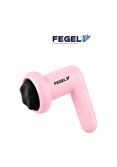 Fegel FG-720 6 Kademeli 5 Başlıklı Şarjlı Profesyonel Masaj Tabancası Pembe