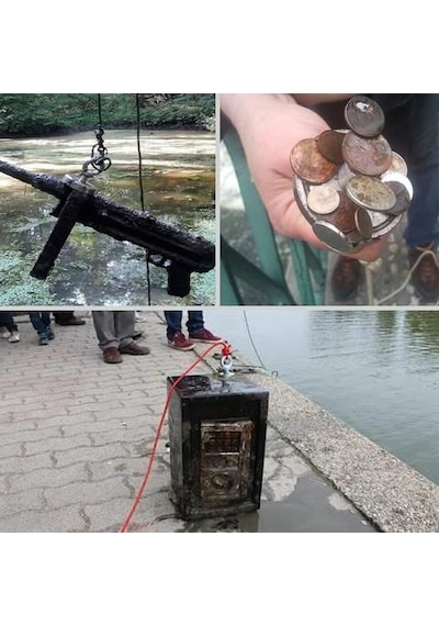 75Mm Neodyum Pot Magnet Fishing Çok Güçlü Kurtarma Mıknatısı