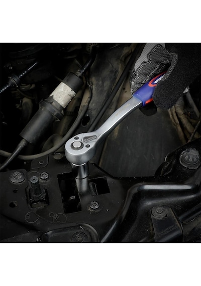 Workpro Wp202533 1/4' 3/8 1/2' 123 Parça Cr-v Metrik Ağır Hizmet Lokma Ve Kombine Anahtar Takımı