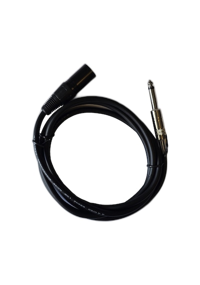 Xlr Erkek - 6.35mm Mono Jack Ses Kablosu 1.8 Metre Mikrofon Amfi Kablosu