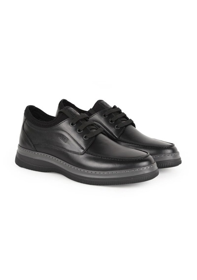 Lbr H1068 Siyah Gri Hakiki Deri Slip-on Bağcıklı Erkek Günlük Casual Ayakkabı Siyah - Gri Lbr H1068 Siyah Gri Hakiki Deri Slip-on Bağcıklı Erkek Günlük Casual Ayakkabı Siyah - Gri