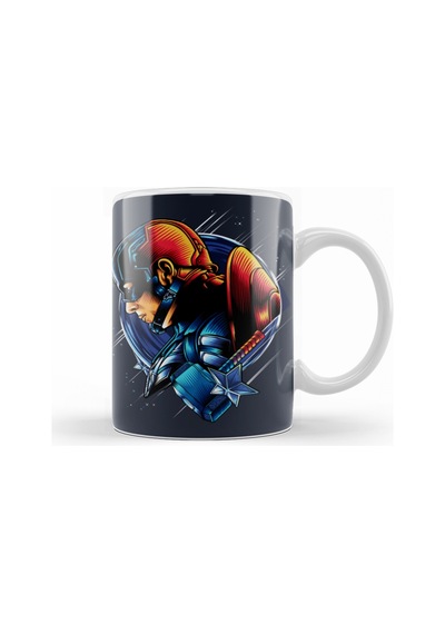 Captain America Kupa Bardak Porselen Karışık