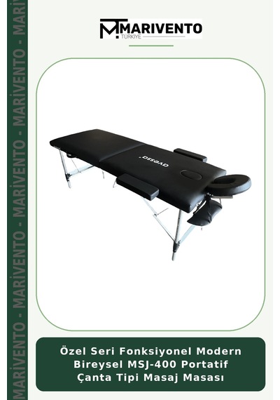 Özel Seri Fonksiyonel Modern Bireysel Msj-400 Portatif Çanta Tipi Masaj Masası Çok Renkli