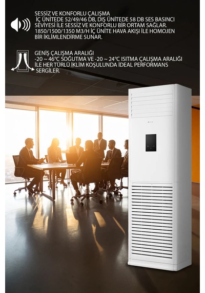 Dijitsu SLN 48 A+ 48000 BTU Inverter Salon Tipi Klima