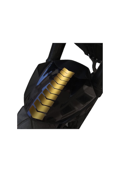 Ok Tasarımlı Yaldızlı Gold Çamurluk Kask Sticker Çınar Extreme