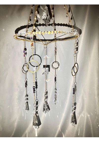Lumiere Kristal Güneş Yakalayıcı , Kristal Dekor Kristal Obje Lüks Hediye Suncatcher Tek Parça