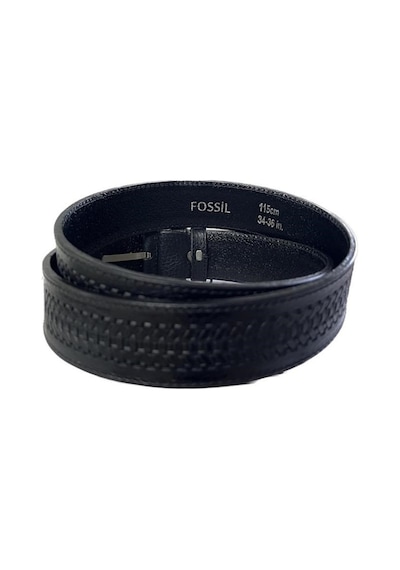 Fossil 4cm Siyah Hakiki Deri Spor Erkek Kemeri -125cm Siyah
