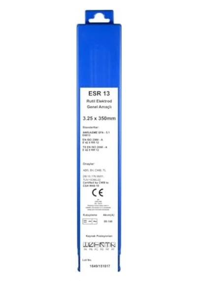 Esr 13 3.25x350 Mm Rutil Kaynak Elektrodu, 15 Adet