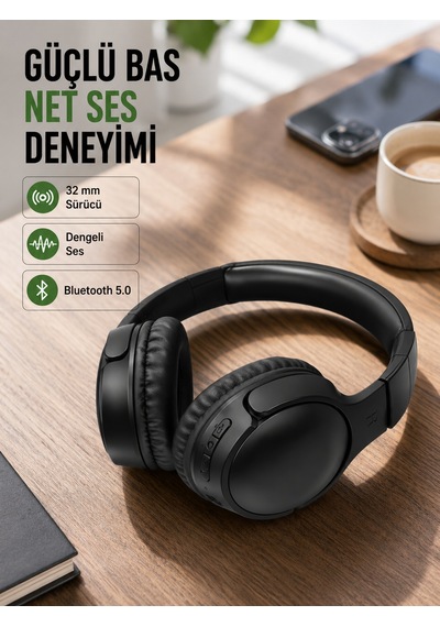 Özel Pil 18 Saat Pil Ömürlü Bluetooth Kulaklık