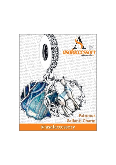 Patronus Sallantılı Charm Gümüş