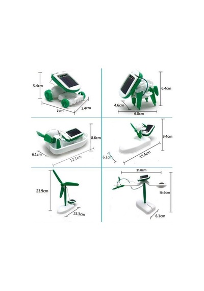 Electroon Güneş Enerjili Robot Oluşturma Seti 6In1 Solar Kit