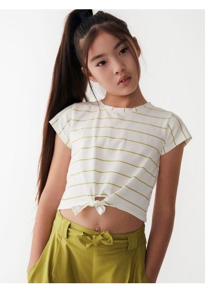 Nk Kids Kız Çocuk Pamuklu Marigold Tshirt-13985 Ekru Ysl
