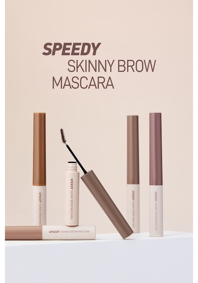 Peripera Speedy Skinny Browcara 01 Cool Gray