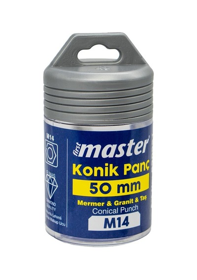 Master 530921 M14 Elmas Konik Panç Granit Mermer Delme Taşlama 50 Mm