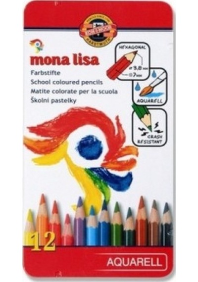 Koh-I-Noor Mona Lisa Aquarell Set 12 Li