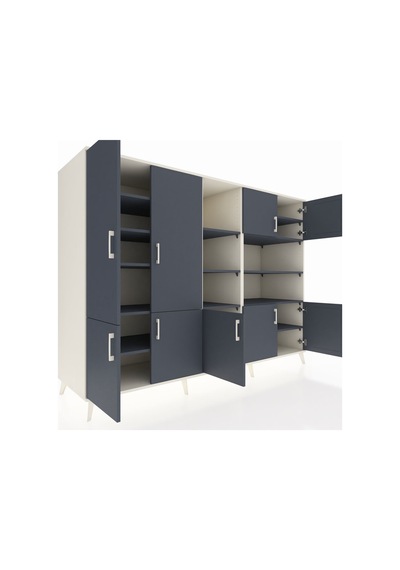 Kronos Dolap 14 Raflı 9 Kapaklı 220x59x163 Aytaşı-antrasit Aytaşı-antrasit Kronos Dolap 14 Raflı 9 Kapaklı 220x59x163 Aytaşı-antrasit Aytaşı-antrasit