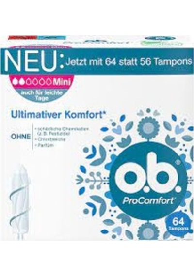 O.b Procomfort Tampon Mini 16'lı 24'li Paket