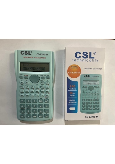 Csl Cs-82ms-m Mavi Fonksiyonel Hesap Makinesi Renkli