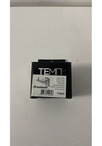 Bornoz Askılığı Tema Premium 2 Li Gümüş