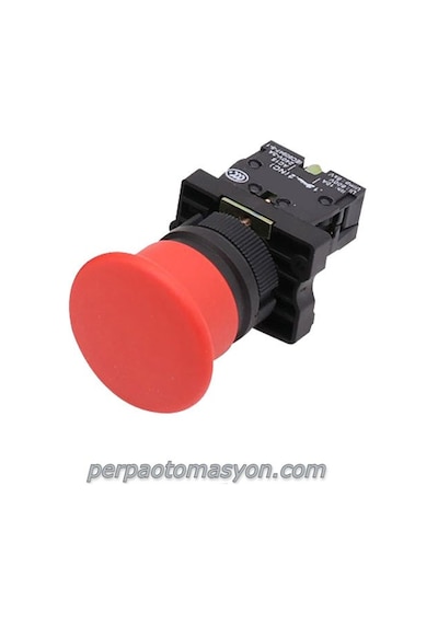 Lay5-ec42 Plastik Yaylı Acil Stop Butonu Nc