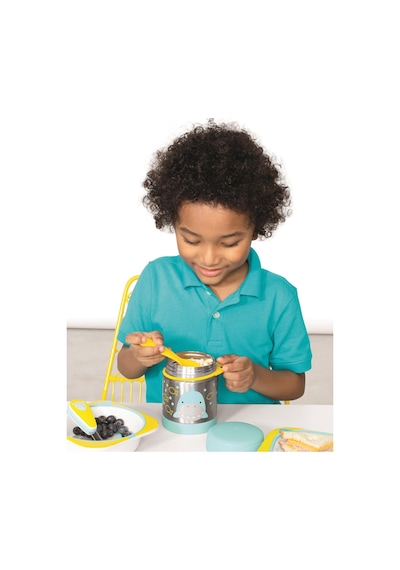 Skip Hop Zoo Köpekbalığı Paslanmaz Çelik Termos 325 ML
