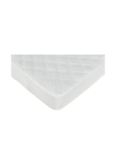 Kapitoneli Sıvı Geçirmez Fitted 90x190 Cm Tek Kişilik Alez Beyaz