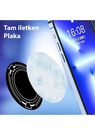 Memo Manyetik Metal Halka - Memo Telefon Soğutucu Uyumlu Cx07-cx08 Ve Manyetik Tüm Modeller- 5775