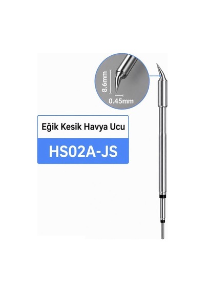 Fnırsı Hs02a-js Eğik Kesik Havya Ucu F245 Uyumlu, Hs-02a İçin