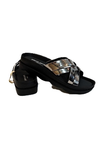 Pierre Cardin 7485 Platin Rugan Bayan Terlik Platin
