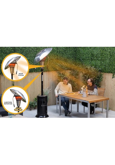 Aygaz 360 Isı Odağı Dış Mekan Isıtıcı 13 Kw, Lpg Li, Tekerlekli, Ayarlanabilir Isı